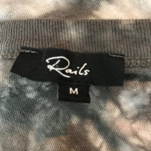 Rails The Tank Dress in Fog Grey 100% Cotton Size M - Picture 8 of 9